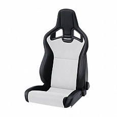 Sportovní sedačka RECARO Cross Sportster CS, sklopná, vyhřívaná, s airbagem, černá koženka / stříbrná Dynamica Sportovní sedačka RECARO Cross Sportster CS, sklopná, vyhřívaná, s airbagem, černá koženka / stříbrná Dynamica
