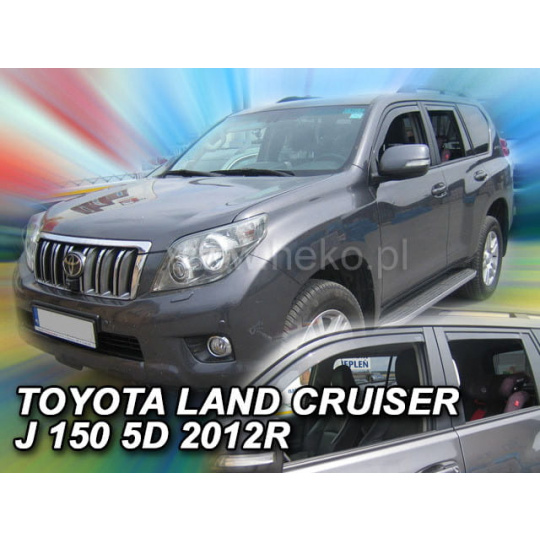 HEKO ofuky oken Toyota Land Cruiser J150 5dv (od 2009) přední + zadní