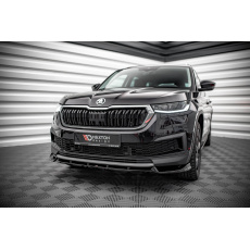 Maxton Design spoiler pod přední nárazník ver.1 pro Škoda Kodiaq Standard, černý lesklý plast ABS