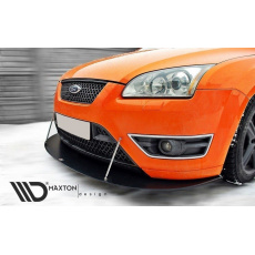 Maxton Design "Racing" spoiler pod přední nárazník pro Ford Focus ST Mk2, plast ABS bez povrchové úpravy