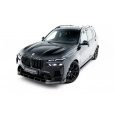 Maxton Design spoiler pod přední nárazník pro BMW X7 G07 Facelift M-Pack, materiál pravý karbon