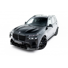 Maxton Design spoiler pod přední nárazník pro BMW X7 G07 Facelift M-Pack, materiál pravý karbon