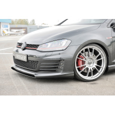 Rieger spoiler pod přední nárazník pro Volkswagen Golf 7 GTD, GTI 3-dvéř., 5-dvéř. před faceliftem, r.v. 04/13-12/16, 06/13-12/16, plast ABS bez povrchové úpravy