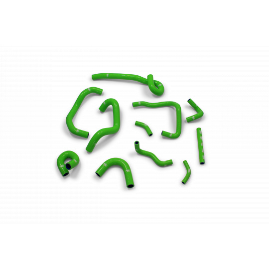 Samco Sport 11-dílná sada silikonových hadic pro doplňkové vedení chladicí kapaliny pro Nissan Skyline GTR R33 1994 - 1997 (Heater hoses and smaller coolant hoses), barva: modrá