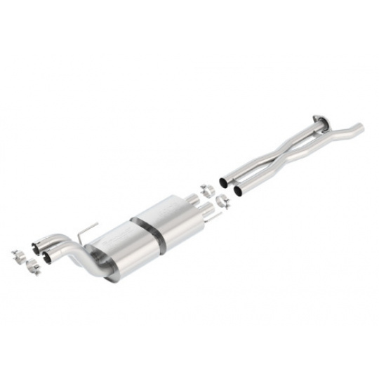 Borla X-pipe výfukové vedení se středním dílem výfuku pro Ford F-150 Raptor 3,5l EcoBoost, EC/SHB, CC/SHB, r.v. od 17-20