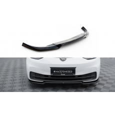 Maxton Design spoiler pod přední nárazník pro Volkswagen ID.3 Mk1, černý lesklý plast ABS
