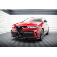 Maxton Design spoiler pod přední nárazník ver.2 pro Alfa Romeo Tonale Mk1, černý lesklý plast ABS