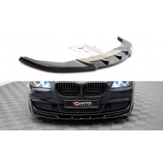 Maxton Design spoiler pod přední nárazník ver.2 pro BMW řada 7 F01 /M-Pack, Carbon-Look