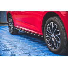 Maxton Design difuzory pod boční prahy pro Škoda Kamiq, černý lesklý plast ABS Maxton Design difuzory pod boční prahy pro Škoda Kamiq, černý lesklý plast ABS