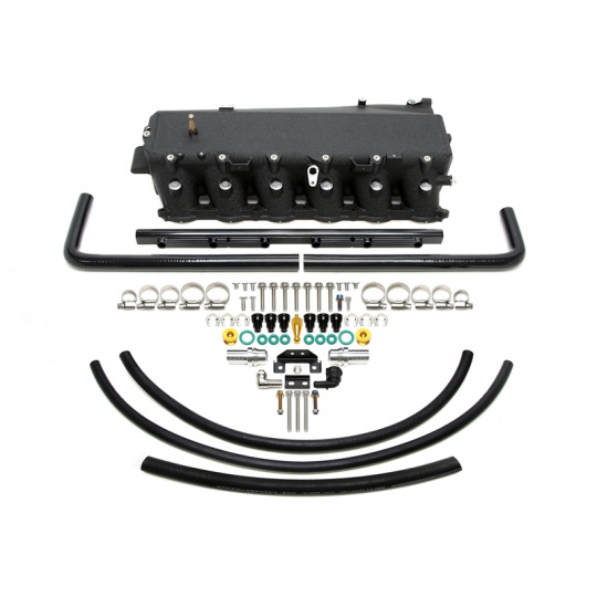 TA Technix hliníkové sací svody BMW řada 6 640i (G32, 17-23) motor B58 (B30), CNC frézovaný vstup