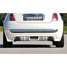 Rieger spoiler pod zadní nárazník pro Fiat 500 312 2-dvéř. r.v. 10/07-, plast ABS bez povrchové úpravy, pro sportovní koncovky na obou stranách