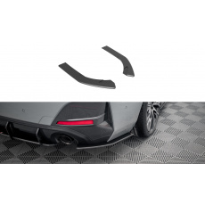 Maxton Design "Street Pro" boční difuzory pod zadní nárazník pro BMW řada 4 G26 M-Pack, plast ABS bez povrchové úpravy, s červenou linkou Maxton Design "Street Pro" boční difuzory pod zadní nárazník pro BMW řada 4 G26 M-Pack, plast ABS bez povrchové úpravy, s červenou linkou