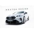 Maxton Design spoiler pod přední nárazník ver.2 pro BMW řada 1 F70, černý lesklý plast ABS, M135i M Performance