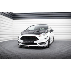 Maxton Design spoiler pod přední nárazník ver.6 s křidélky pro Ford Fiesta ST Mk7 Facelift, černý lesklý plast ABS Maxton Design spoiler pod přední nárazník ver.6 s křidélky pro Ford Fiesta ST Mk7 Facelift, černý lesklý plast ABS