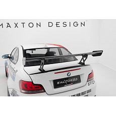 Maxton Design zadní křídlo s úzce rozkročenými držáky pro BMW řada 1 E82 1M, pravý karbon