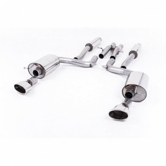 Milltek Sport homologovaný výfuk cat-back Dual-Oval pro Audi RS6 C6 5.0 V10 biturbo quattro 2008-2010