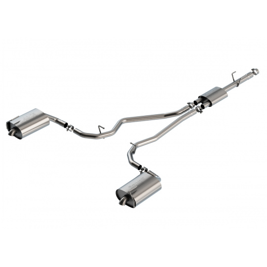 Borla Cat-Back výfukový systém "S-Type" pro Ford Explorer XLT 2,3l s automatickou převodovkou, FWD/AWD, 4-dvéř., r.v. 2020