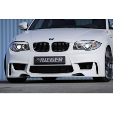 Rieger přední nárazník pro BMW řada 1 E81, E82, E88, E87 2-dvéř., 4-dvéř., kabriolet, kupé, sedan, plast ABS bez povrchové úpravy