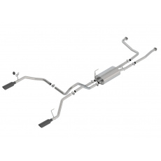 Borla Cat-Back výfukový systém "S-Type" pro Nissan Titan 5,6l V8 CC/SB/EC STB, r.v. od 2016-2020, typ koncovek: černé