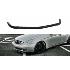 Maxton Design spoiler pod přední nárazník pro Mercedes CLS C 219/Standard, černý lesklý plast ABS