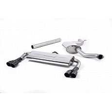 Milltek Sport homologovaný výfuk cat-back pro Seat Leon Cupra 280/290 2.0 TSI (bez OPF/GPF) 2014-2017, dvojité kulaté černé koncovky