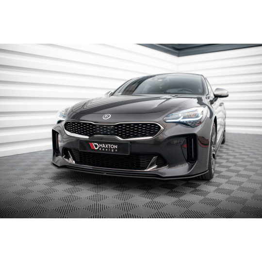 Maxton Design "Street Pro" spoiler pod přední nárazník pro Kia Stinger GT, GT-Line, plast ABS bez povrchové úpravy