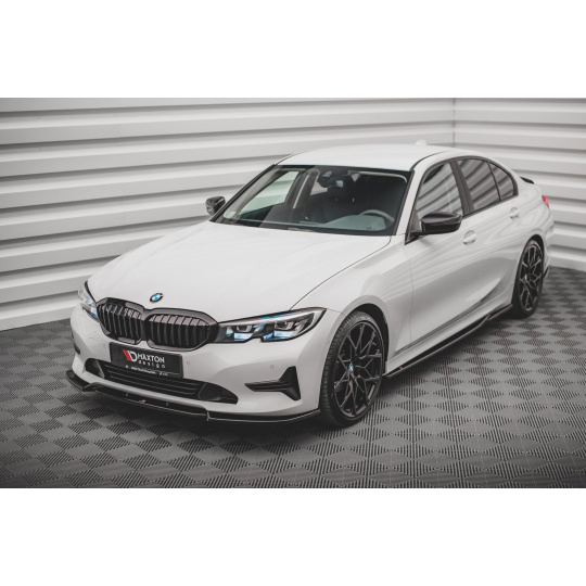 Maxton Design spoiler pod přední nárazník pro BMW řada 3 G20, G21, černý lesklý plast ABS
