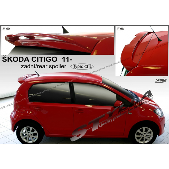 Stylla spoiler zadních dveří Škoda Citigo