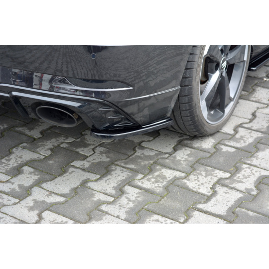 Maxton Design boční difuzory pod zadní nárazník pro Audi RS3 8V Facelift, černý lesklý plast ABS, Sportback