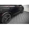 Maxton Design difuzory pod boční prahy pro BMW X5 M F15, černý lesklý plast ABS