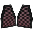 K&N sada sportovních vložek vzduchových filtrů pro Porsche 911 r.v. 2012 3.8L Benzin w/Panel Filter