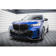 Maxton Design spoiler pod přední nárazník ver.2 pro BMW X5 G05 Facelift, černý lesklý plast ABS