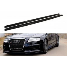 Maxton Design difuzory pod boční prahy pro Audi RS6 C6, černý lesklý plast ABS Maxton Design difuzory pod boční prahy pro Audi RS6 C6, černý lesklý plast ABS
