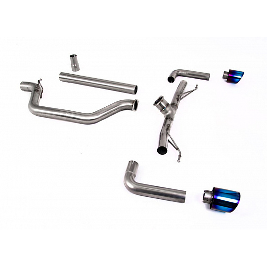 Milltek Sport výfukový systém OPF/GPF Back - Race System (nejhlasitější) - 80mm pro Volkswagen Golf Mk8 GTi (245ps s OPF/GPF) 2020-2024, typ koncovek: GT-115 titanově modré Milltek Sport výfukový systém OPF/GPF Back - Race System (nejhlasitější) - 80mm pro Volkswagen Golf Mk8 GTi (245ps s OPF/GPF) 2020-2024, typ koncovek: GT-115 titanově modré