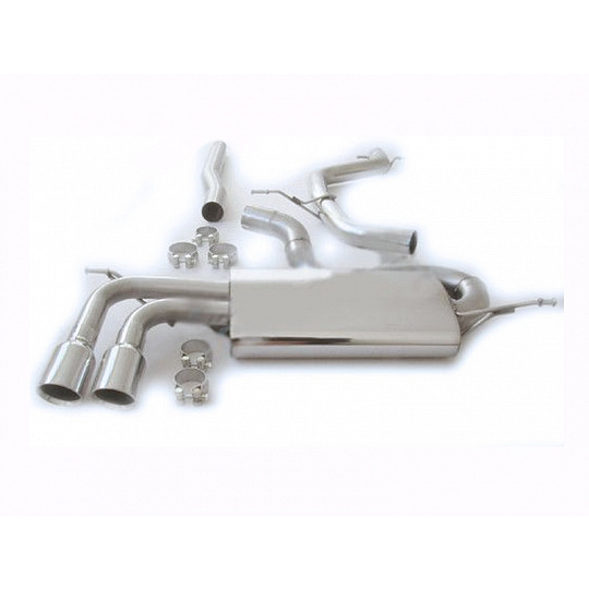 Milltek Sport výfukový systém cat-back pro Seat Leon FR 2.0 TDi 170PS DPF 2005-2013, koncovky: leštěné Milltek Sport výfukový systém cat-back pro Seat Leon FR 2.0 TDi 170PS DPF 2005-2013, koncovky: leštěné