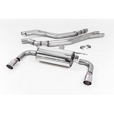 Milltek Sport výfukový systém cat-back s rezonátorem pro BMW řada 2 M240i Coupe (F22 Facelift bez OPF, mimo xDrive) 2015-2018, GT-90 leštěné koncovky