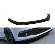 Maxton Design spoiler pod přední nárazník pro Volkswagen Scirocco Mk3, černý lesklý plast ABS