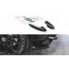 Maxton Design boční difuzory pod zadní nárazník pro Volkswagen Golf GTI TCR Mk7 Facelift, černý lesklý plast ABS Maxton Design boční difuzory pod zadní nárazník pro Volkswagen Golf GTI TCR Mk7 Facelift, černý lesklý plast ABS