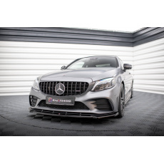 Maxton Design spoiler pod přední nárazník ver.2 pro Mercedes třída C W205 Facelift/43 AMG/Coupe, W205 Facelift/43 AMG/Sedan, černý lesklý plast ABS Maxton Design spoiler pod přední nárazník ver.2 pro Mercedes třída C W205 Facelift/43 AMG/Coupe, W205 Facelift/43 AMG/Sedan, černý lesklý plast ABS