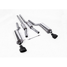Milltek Sport homologovaný výfuk cat-back s rezonátorem (tišší) pro Audi RS6 C5 V8 Bi-Turbo Sedan/Avant 2002-2004, typ koncovek: oválné černé Milltek Sport homologovaný výfuk cat-back s rezonátorem (tišší) pro Audi RS6 C5 V8 Bi-Turbo Sedan/Avant 2002-2004, typ koncovek: oválné černé