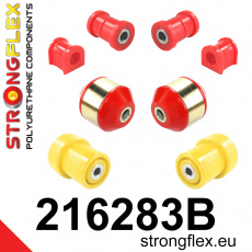 216283B: Strongflex Sada silentbloků předního a zadního zavěšení 216283B: Strongflex Sada silentbloků předního a zadního zavěšení
