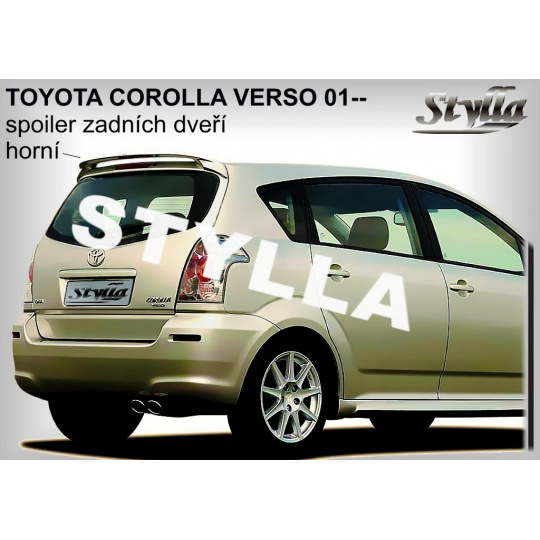Stylla spoiler zadních dveří Toyota Corolla Verso (2004 - 2009)