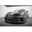 Maxton Design spoiler pod přední nárazník pro Porsche 911 992 GT3, černý lesklý plast ABS