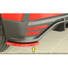 Rieger spoiler pod zadní nárazník na levé straně pro Hyundai i20 N BC3 5-dvéř. (hatchback) r.v. 04/21-, plast ABS bez povrchové úpravy