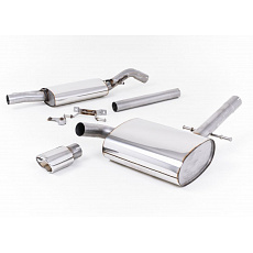 Milltek Sport výfukový systém cat-back s rezonátorem (tišší) pro Volkswagen Corrado G60 1.8 1988-1991, typ koncovek: leštěné