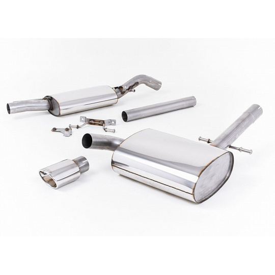 Milltek Sport výfukový systém cat-back s rezonátorem (tišší) pro Volkswagen Corrado G60 1.8 1988-1991, typ koncovek: leštěné