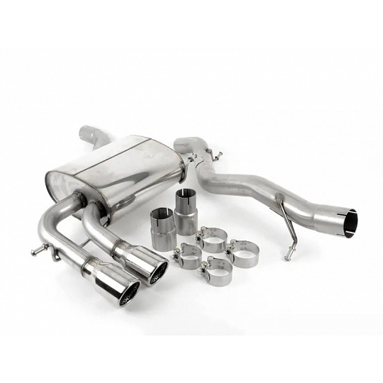 Milltek Sport výfukový systém cat-back bez rezonátoru (hlasitější) pro Audi A3 2.0T FSI quattro 5-dvéř. SportBack 2004-2012