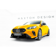 Maxton Design "Street Pro" spoiler pod přední nárazník s křidélky pro BMW řada 1 F70, plast ABS bez povrchové úpravy, M-Pack, s černou a červenou linkou Maxton Design "Street Pro" spoiler pod přední nárazník s křidélky pro BMW řada 1 F70, plast ABS bez povrchové úpravy, M-Pack, s černou a červenou linkou