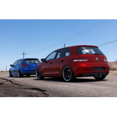Maxton Design vložka zadního nárazníku pro Volkswagen Golf Mk6, černý lesklý plast ABS, Golf V R32 look Maxton Design vložka zadního nárazníku pro Volkswagen Golf Mk6, černý lesklý plast ABS, Golf V R32 look