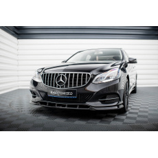 Maxton Design spoiler pod přední nárazník pro Mercedes třída E W212 Facelift/Standard, černý lesklý plast ABS Maxton Design spoiler pod přední nárazník pro Mercedes třída E W212 Facelift/Standard, černý lesklý plast ABS